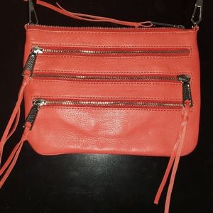Rebecca Minkoff Leather Triple zip crossbody purse